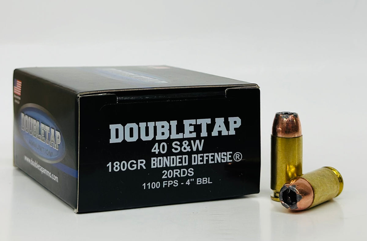 40 S&W 180gr Bonded Defense® JHP – Doubletap Ammunition