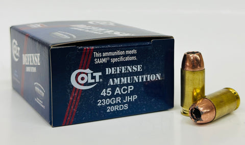 45 ACP 230gr Colt Defense Ammunition™ JHP 20rds