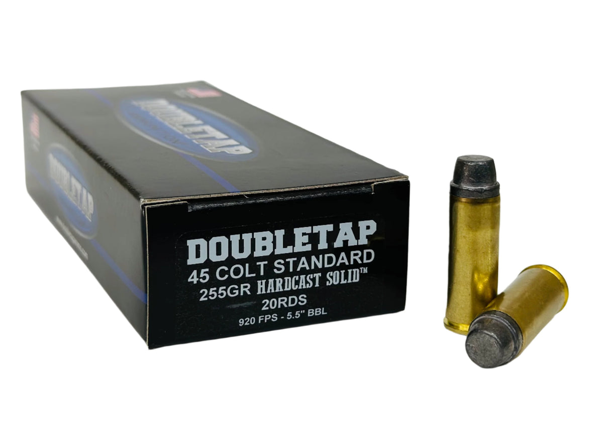 45 Colt Standard 255gr Hardcast Solid™ SWC – Doubletap Ammunition