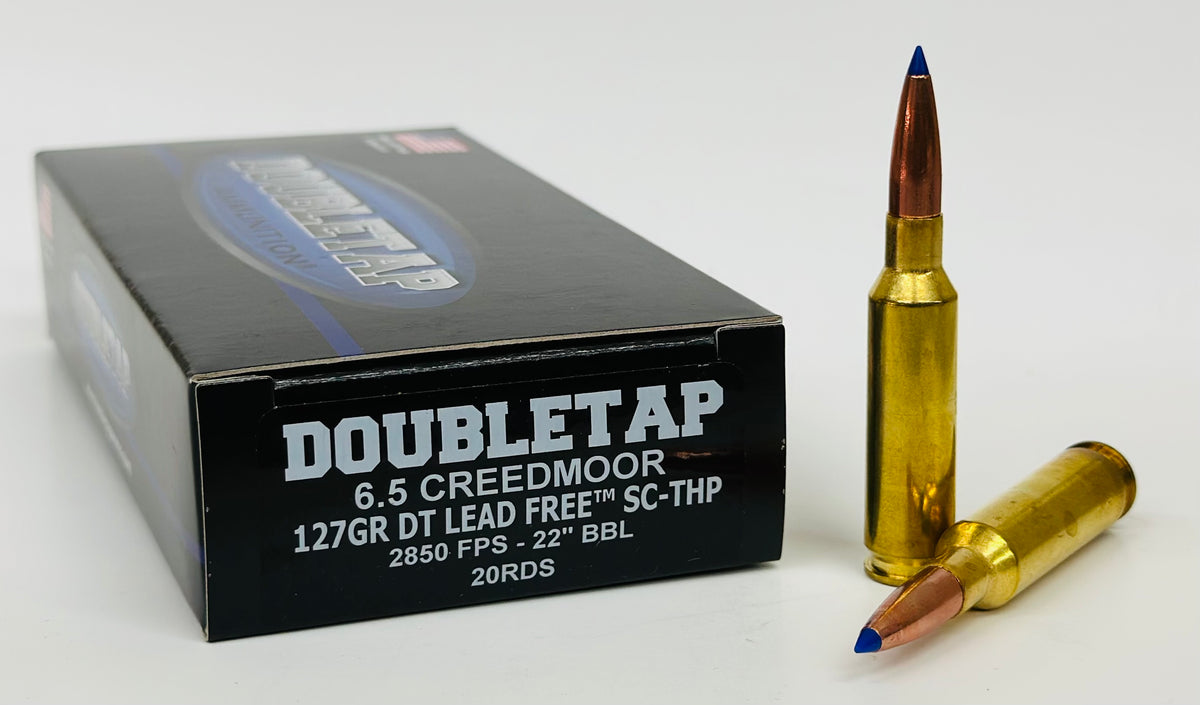 6.5 Creedmoor 127gr DT LEAD FREE™ SC-THP – Doubletap Ammunition