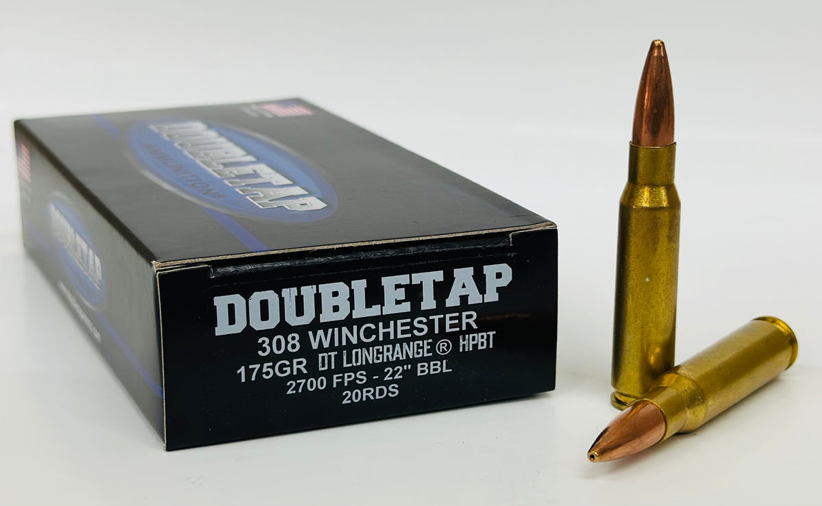 308 Win 175gr DT Longrange® HPBT Match 20rds – Doubletap Ammunition