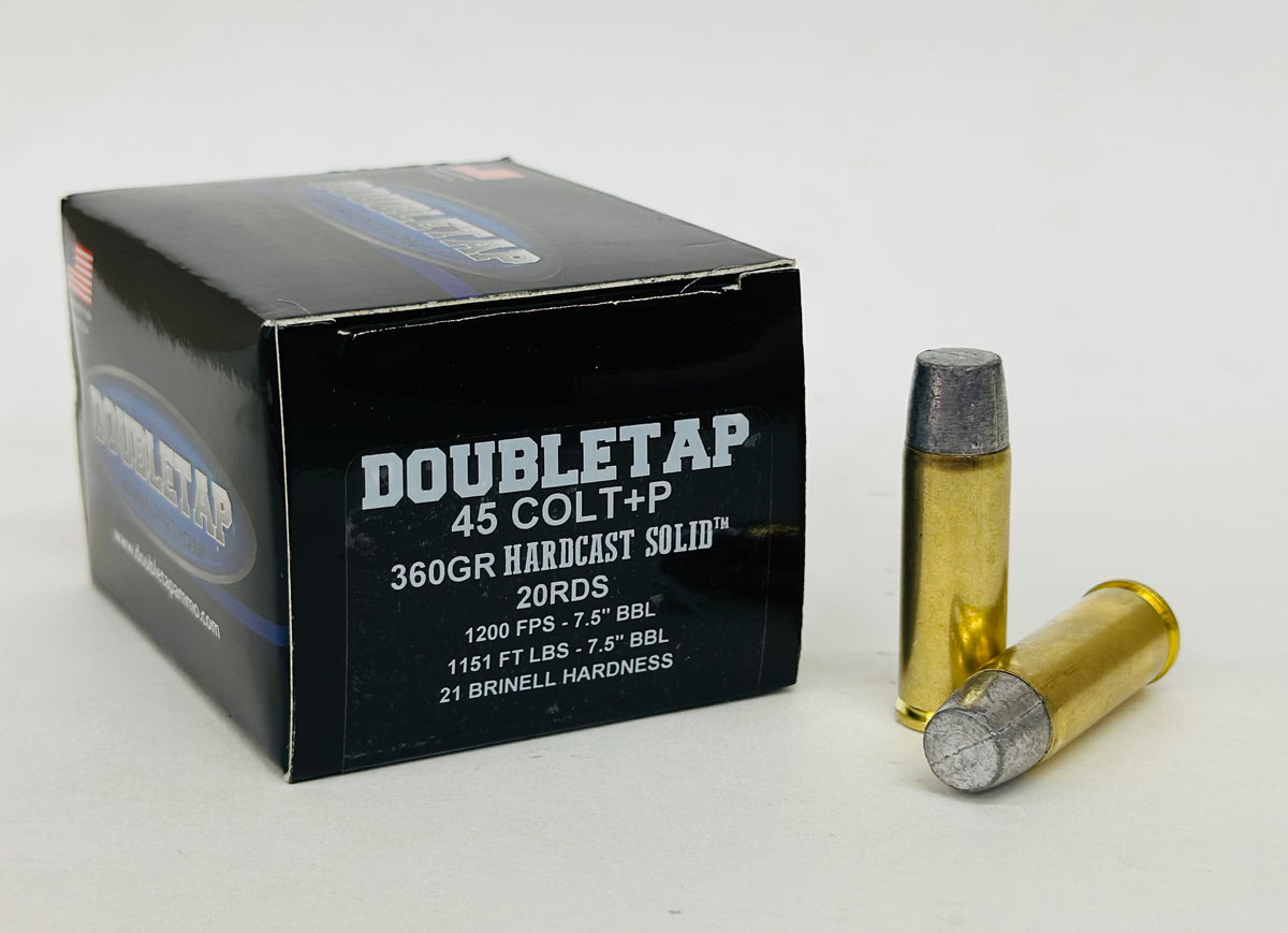 45 Colt+P 360gr Hardcast Solid™ WFNGC – Doubletap Ammunition