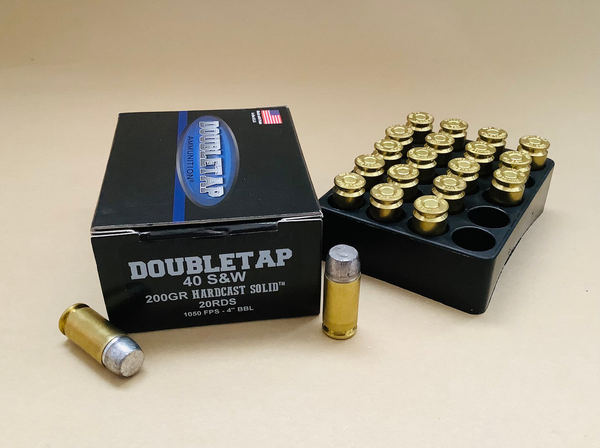 44 Mag 320gr Hardcast Solid™ WFN – Doubletap Ammunition