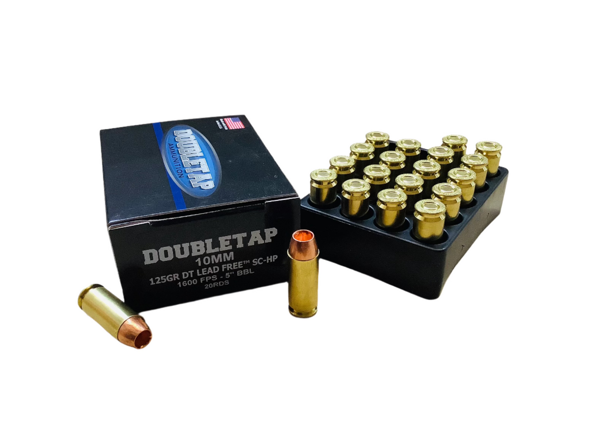 10mm 125gr. DT LEAD FREE™ SCHP Doubletap Ammunition