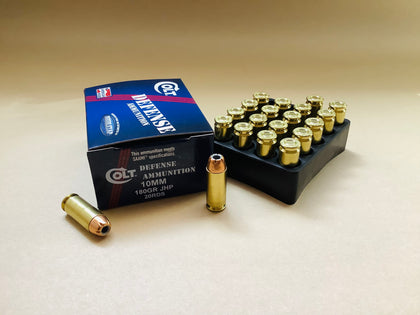 10mm 180gr Colt Defense Ammunition JHP 20rds
