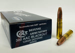 300 AAC BLACKOUT 125GR Colt Defense Ammunition 20rds