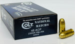 45 ACP 230gr Colt National Match® FMJ-RN 50rds
