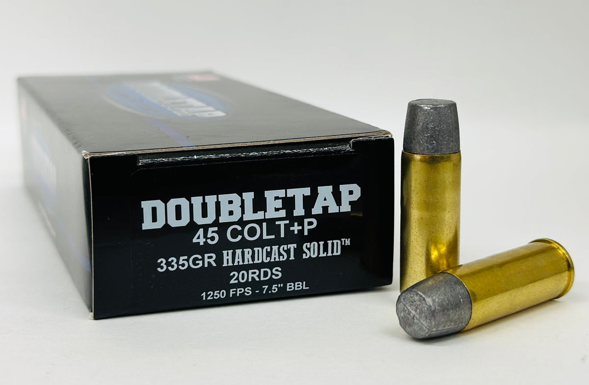 45 Colt+P 335gr Hardcast Solid™ WFNGC – Doubletap Ammunition
