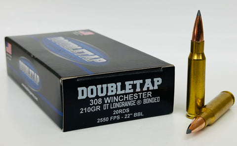 308 Win 210gr DT Longrange®  Bonded 20rds