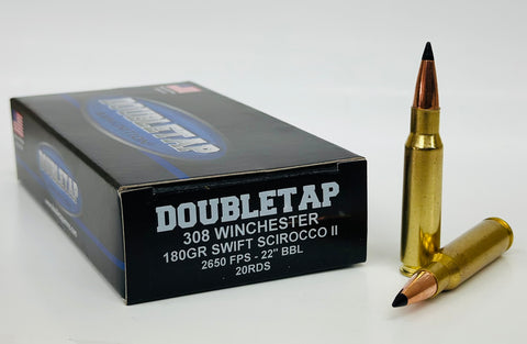 308 Win 180gr Swift Scirocco II 20rds