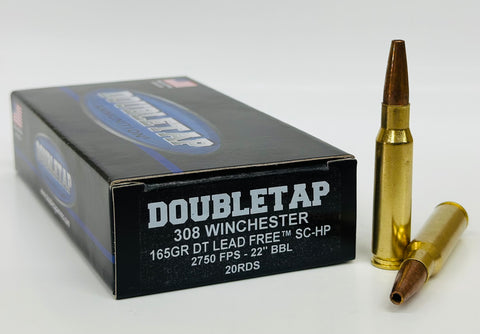 308 Win 165gr DT LEAD FREE™ SCHP 20rds
