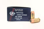 40 S&W 135gr Colt Defense Ammunition™ JHP 20rds