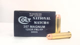 357 MAG 125gr Colt National Match® FMJ-FP 50rds