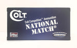 10mm 180gr Colt National Match® FMJ-FP 50rds